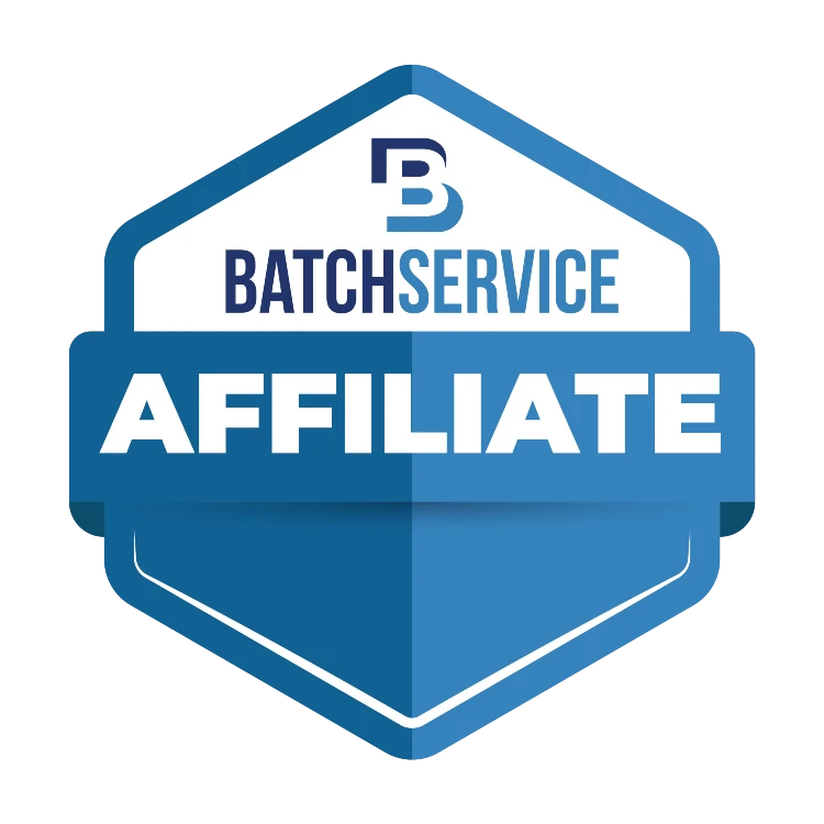 BatchService Affiliate Badge